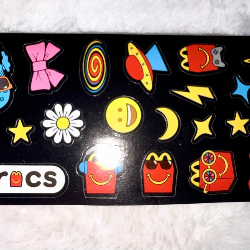 NIB McDonald’s x Crocs Happy Meal Toy #3 Red Yellow Mini